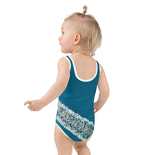 Load image into Gallery viewer, Greek Boat kids swimsuit