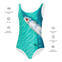 Load image into Gallery viewer, Greek Boat kids swimsuit