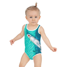 Load image into Gallery viewer, Greek Boat kids swimsuit