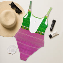 Load image into Gallery viewer, Holland Tulips one-piece swimsuit