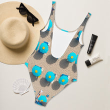 Load image into Gallery viewer, Rimini Turquoise & Yellow one-piece swimsuit