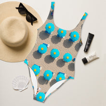 Load image into Gallery viewer, Rimini Turquoise & Yellow one-piece swimsuit