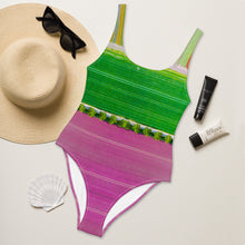 Load image into Gallery viewer, Holland Tulips one-piece swimsuit
