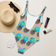 Load image into Gallery viewer, Rimini Turquoise &amp; Yellow one-piece swimsuit
