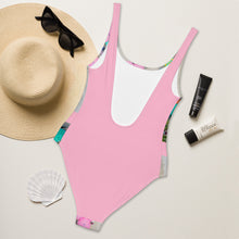 Load image into Gallery viewer, Thailand Pink Belt one-piece swimsuit
