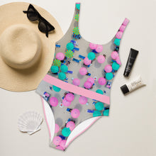 Load image into Gallery viewer, Thailand Pink Belt one-piece swimsuit
