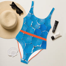 Load image into Gallery viewer, Blue &amp; Orange Phuket one-piece swimsuit
