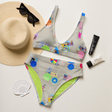 Load image into Gallery viewer, Phuket Beach high-waisted bikini
